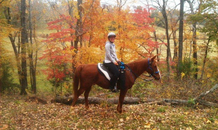 Hummer in the Fall at Tarrant