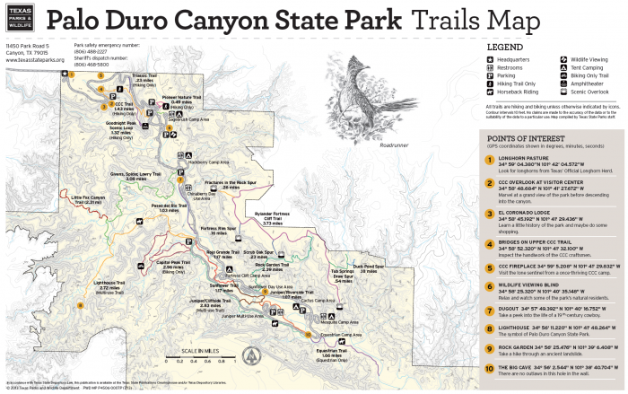 PDC trail map