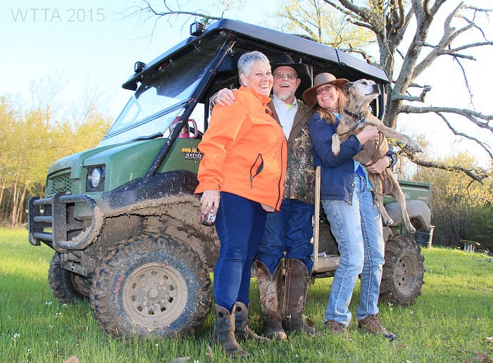 Trail boss and managers, Buster and Jenny keep the trails running and in good condition.  They kindly gave Chris and Kelly Hurd and their dog LB a tour of the park via their mule.