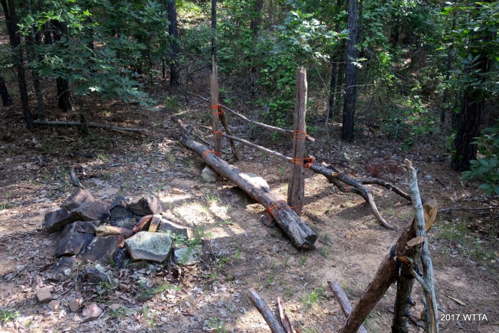 This looks like a camping spot along the CNT trail. 